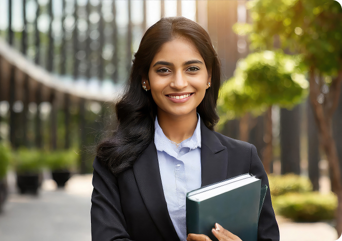 BBA student reviewing eligibility criteria