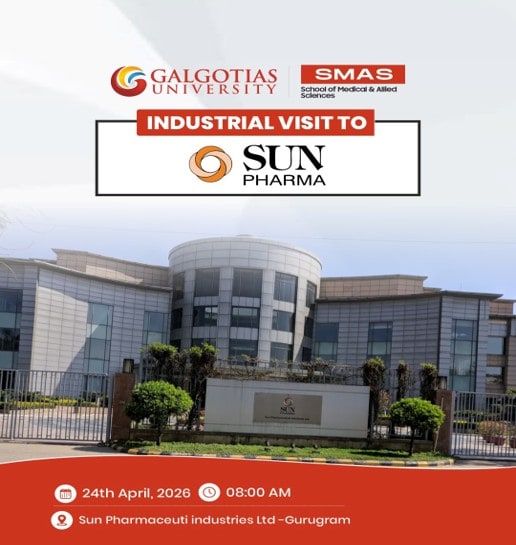 One Day Industrial Visit to Sun Pharmaceutical Industries Ltd., Gurugram