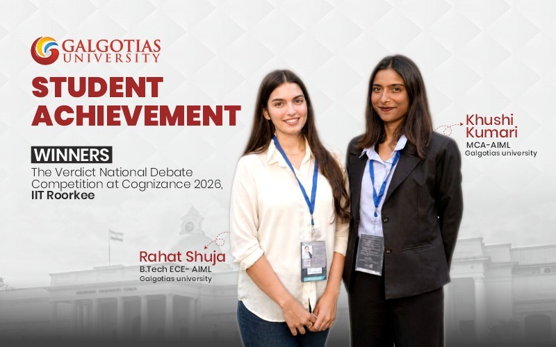 The Verdict National Debate Competition at Cognizance 2026, IIT Roorkee