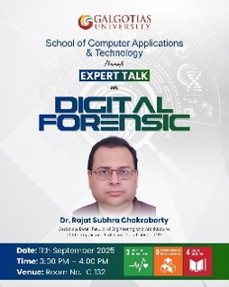 Expert Talk ” Digital Forensic & Image security”